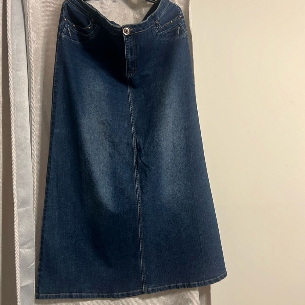 Maxi skirt jeans